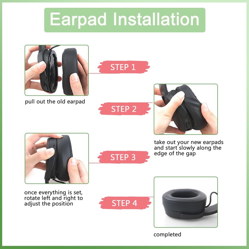 Replacement Earpads for Skullcandy Crusher EVO Headphones,Compatibel Crusher EVO Replacement