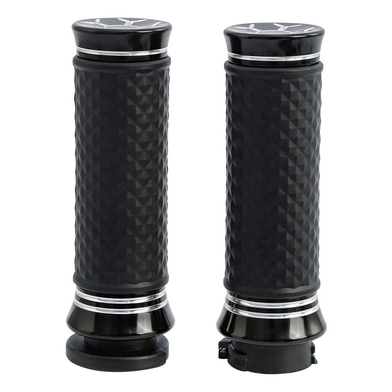TCT-MOTORPARTS 1" Handlebar Hand Grip Fits for Harley Touring Street