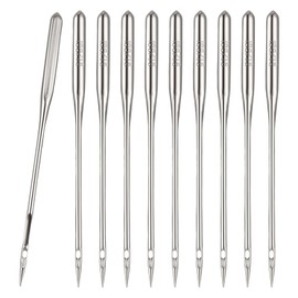 150PCS 100/16 Universal Sewing Machine Needles for Thickened Fabrics, Heavy Duty Leather & Jeans Sewing Needles, Compatible with Most Brands for Home Use