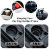 4 Pack Bling Car Coasters Universal Cup Holder Insert With