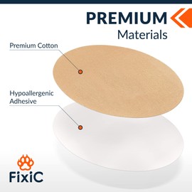 Fixic Freestyle Adhesive Patches 25 PCS – Good for Libre 1, 2, 3 & Plus – G7 & Stelo – Guardian – Waterproof Adhesive Bandages – Libre Covers – Pre-Cut Back Paper – Long Fixation for Sensor! (Tan)