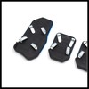 Hihaha 3 in 1 Blue Metal Non-Slip Brake Foot Rest