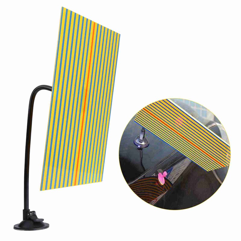 Paintless Dent Repair Removal Tool Checking Reflector Line Board Yellow