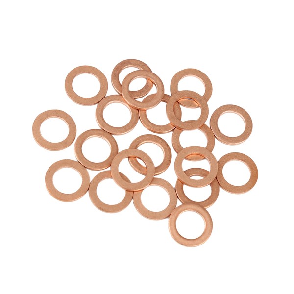ACROPIX Flat Ring Crush Washer Sealing Gasket Universal 10 x