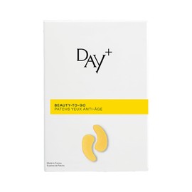DAY+ | Anti-Aging Eye Patches | Fills Wrinkles & Fine Lines, Tones the Eye Contour | Rejuvenated Look | Hyaluronic Acid, Carambola, Provitamin B5 | 97% Natural Ingredients | Pack of 6 Pairs