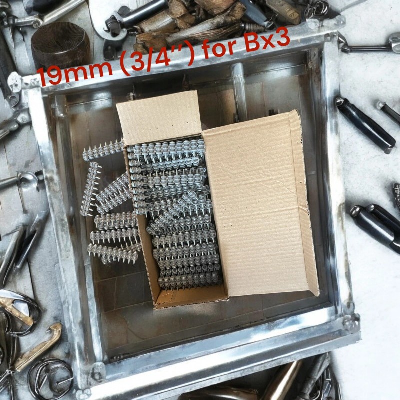 Hilti Bx3 1000x Concrete Nails for Hilti Bx3 (19mm) -Pins