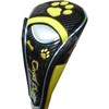 Golf Head Cover for Fairway Paw Magnetic (Black/Yellow, Fairway For)
