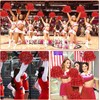 KOMUNJ 2 Cheerleader Pom Poms, Foil Cheerleader Pom Poms with