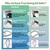 Veriluck Tree Swing Straps Hanging Kit - 3FT/8FT/15FT/20FT/30FT, Strong &