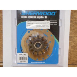 SHERWOOD WATER PUMP IMPELLER SHERWOOD 09959K MARINE ENGINE AND GENERATOR 9959 gaskets