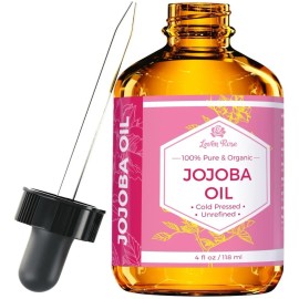 Aceite Jojoba Puro Orgánico 118ml Leven Rose Prensado En Frío