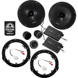 KICKER Speakers 6.5 inch for Hyundai Ioniq 5/6 2022-2024 Upgrade Kit - Pair of CS Series with Adapters and Harness, Component 6 1/2 Car Audio Front Door Speaker CSS654, 46CSS654