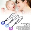 3pcs Silicone Infant Teething Toy Home Bedroom Portable Funny Soft