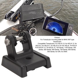 Transom Transducer Bracket 7400931, Rugged Reliable Transducer Mounting Bracket Compatible with MHX XNT Transducers, Transom Mounting Hardware Hardware Kit for Boat Yachts