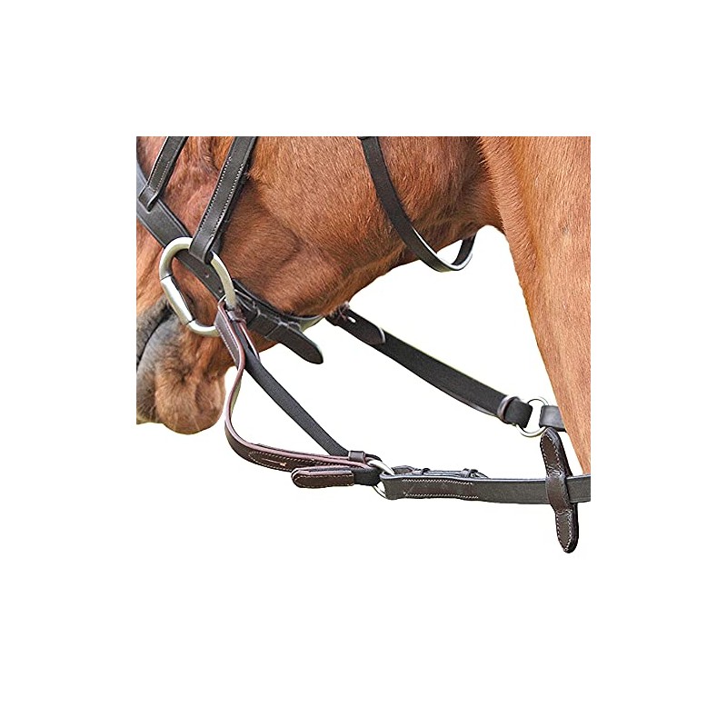 Shires Pony Size Flexi Reins: Black