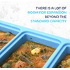 Zip Standing Silicone Freezer Trays with Lid,1-cup Soup Freezer Container