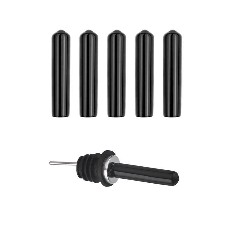 NentMent 20 Pack Liquor Bottle Pourers Cap Dust Cover Protective