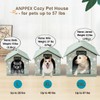 ANPPEX Large Dog House Indoor,2XL Size Indoor Dog House for