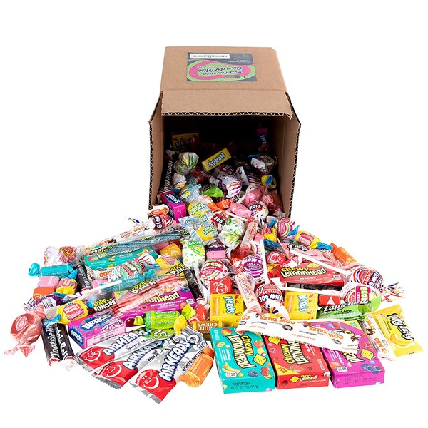 Your Favorite Brand Name Candy! - 5 Pounds of Nerds, Lemonheads, Laffy Taffy, Airheads, Starburst, & Much More By Snackadilly
