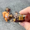 Sage's Baby Squirrel Familiar Resin Polyhedral Dice Set & Figurine