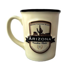 Americaware Arizona 18oz Emblem Mug - Beige