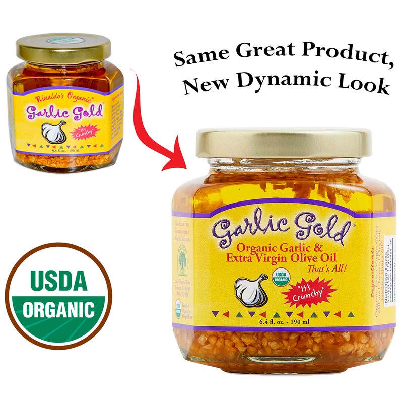 Garlic Gold, Certified Organic Garlic Gold Nuggets In Extra Virgin