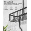 YASONIC Shower Caddy Over Shower Head Never Rust Aluminum Large