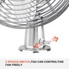 CRAFTZONE 12V Fan RV|Truck Cooling Heavy Duty 8" Metal Car