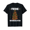 Merry Christmas Pizza Christmas Tree T-Shirt, black