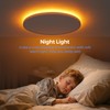 SunRider LED Flush Mount Ceiling Light Fixture with Night Light,