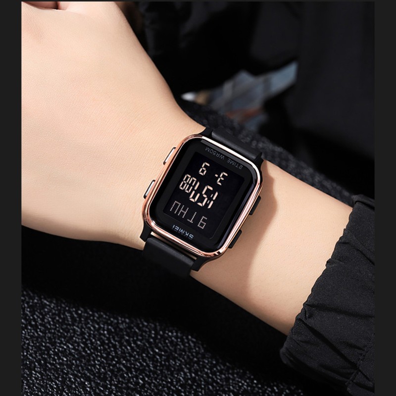 SKMEI 1858 sports watches Countdown double time watch alarm clock