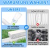 YushengTai Downpipe Gutter Flexible Extension Set, Downpipe Extensions Flexible Round