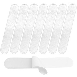 KINMAD Golf Hat Liner & Cap Protection, 50 Pcs Disposable Hat Sweat Liner Moisture Absorbing Sweat Pads for Baseball Tennis Hunting Hat, White