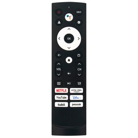 Universal Infrared Replace Remote Control Applicable for Hisense Smart Ansroid/Google TV ERF3M90H A65H A6H A7 U6H U7H U6K U8 U6 U6G U8 U8H Series (No Voice)
