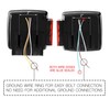 MAXXHAUL 50343 12V LED Submersible Left and Right Trailer Lights