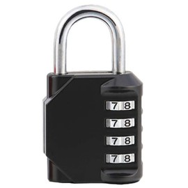 4 Digit Combination Lock,Resettable Combination Padlock Gym Locker Locks with Code,Combination Lock Locker,Storage Locker Lock,Waterproof Padlock,School Locker Lock,Number Padlock