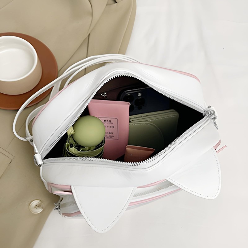 PandaSays Pain Bag, Pushing Bag, Shoulder Bag, Showing Bag, Clear,