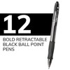 BIC BIC Glide Bold Black Ballpoint Pens, Bold Point (1.6mm),