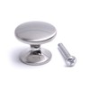 BSM Marketing Kitchen Cupboard Drawer Door Handle Knob Chrome/Brushed Nickel/Black/Pewter