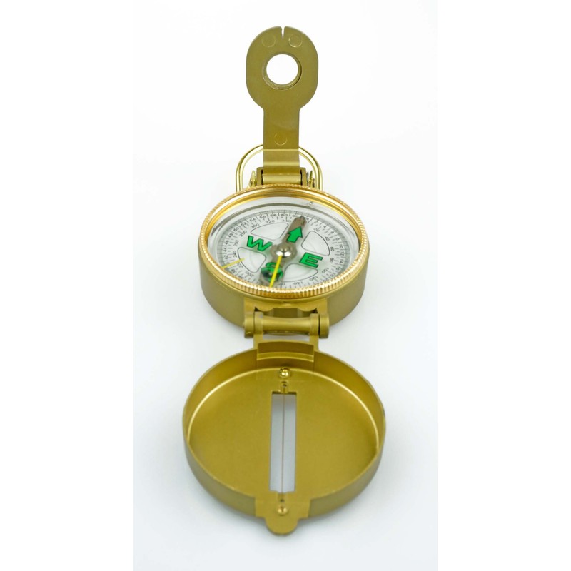 SE Lensatic Compass, Gold Color - CC45-3A