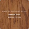 General Finishes Oil Based Penetrating Wood Stain, 1 Quart, Danish