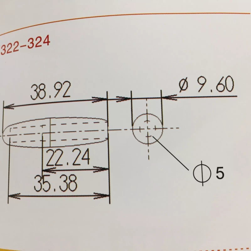 mLaval Guitar Parts Replacement General Tremolo System Arm Bar Plastic