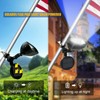 Solar Flag Pole Light, Flag Pole Light Solar Powered Super