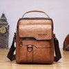 Men's Waterproof Shoulder Bag, Brown