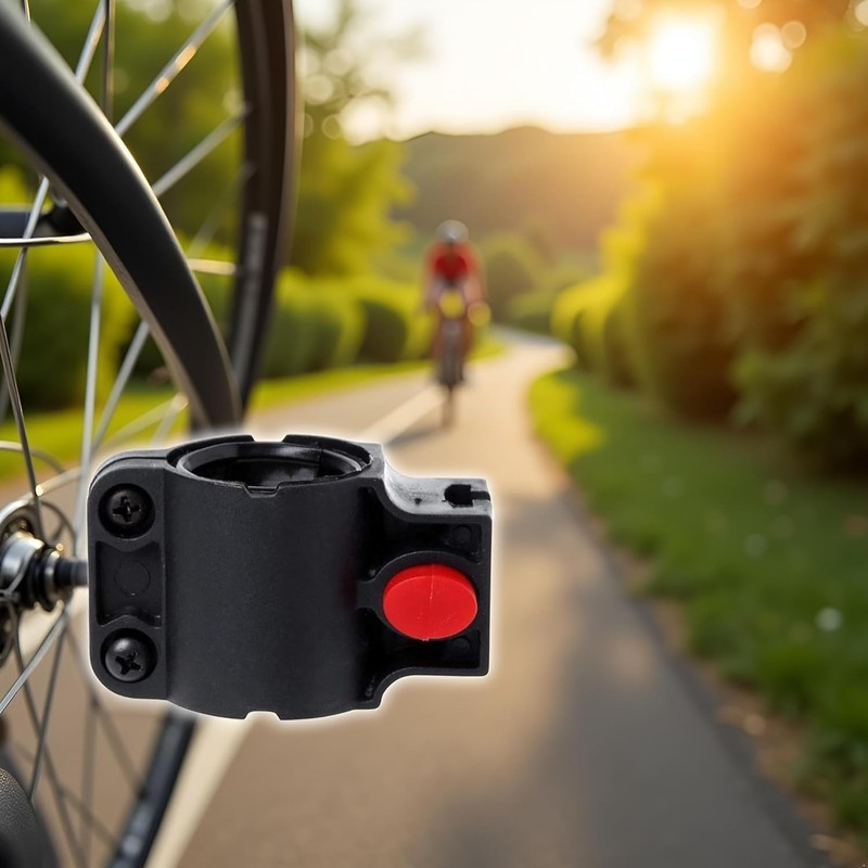 Black Universal Bike U-Lock Holder - Mount for Road and
