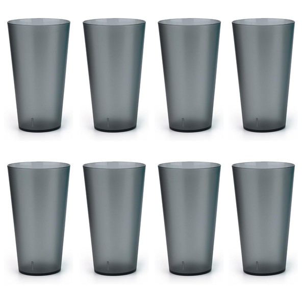 ZAINCA 32-ounce Plastic Tumblers, Acrylic Larger Drinking Glasses, set of