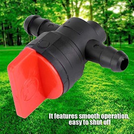 5Pcs 1/4" Fuel Shut Off Valve Fuel Tank Inline Straight Gas Cut Off Valves Petcock Switch Garden Brush Cutter Lawnmower Accessory