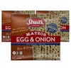Streit's Egg & Onion Matzo - Thin & Crispy, Low