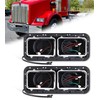 YUWUTF Headlight Housing Base with Wire Harness Compatible with Kenworth