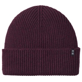 Enter the Complex® Merino Winter Hat - Tao - 100% Merino Wool Beanie, Watch Cap, Knitted Hat, Soft and Elastic, Chunky Knit, Men and Women, bordeaux
